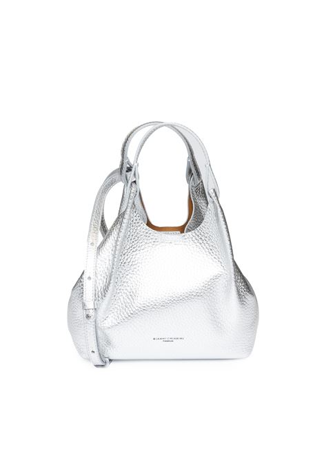 Silver dua shopping bag GIANNI CHIARINI | 9719DUA-13860